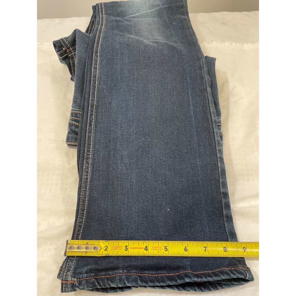 VO Women's Blue Faded Jeans Flared Size 31 x 32 SKU 4113 - Picture 8 of 8